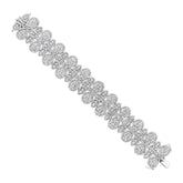 22.41ct 18k White Gold Diamond Bracelet